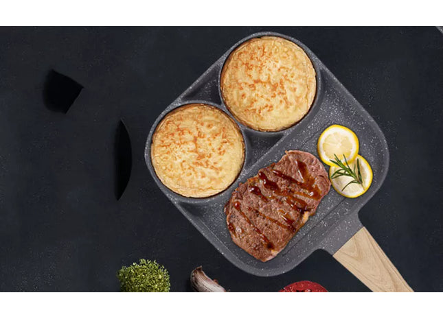 Egg Burger Pan for Induction Cooker Gas Stove