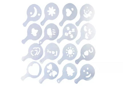 16-Piece Coffee Decoration Set