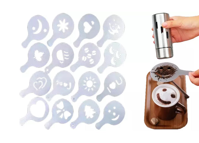 16-Piece Coffee Decoration Set