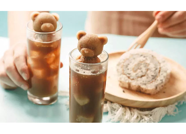 3D Little Teddy Bear Ice Cube Maker Mould