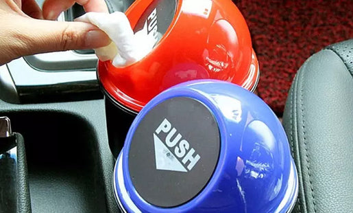 Car Cupholder Trash Can