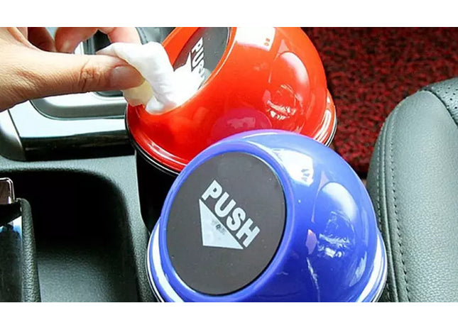 Car Cupholder Trash Can