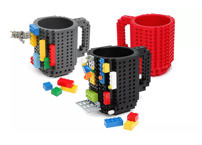 Build-on Brick Mugs