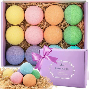 12 Pieces Bath Bomb Gift Set For Her