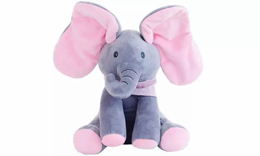 Peekaboo Singing Elephant Plush Toy