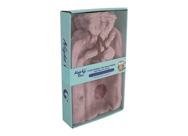 2Ltr Faux Fur Hot Water Bottle