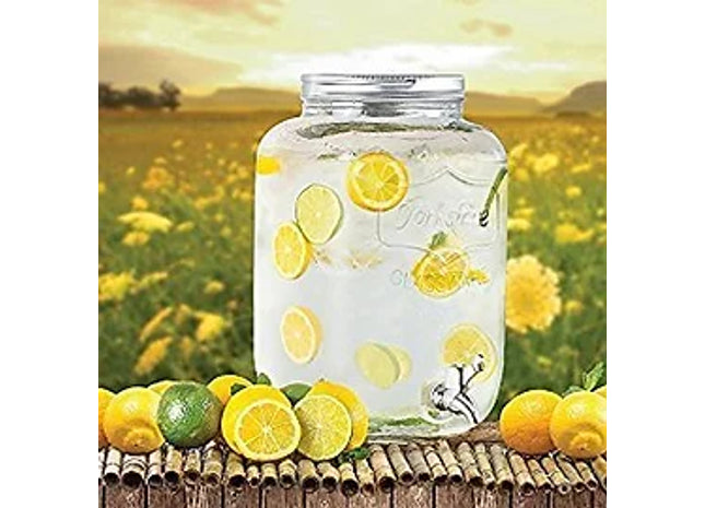 8L Jumbo Jar With Tap
