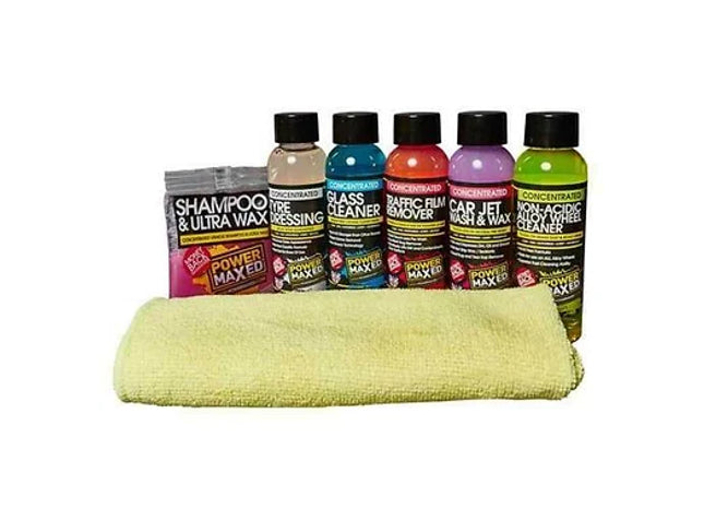7pc Power Maxed Car Cleaning Gift Pack