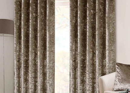 Thermal Velvet Crushed Blackout Eyelet Curtains