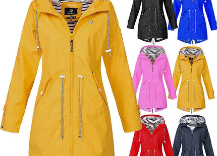 Ladies Hooded Raincoat Waterproof Jacket