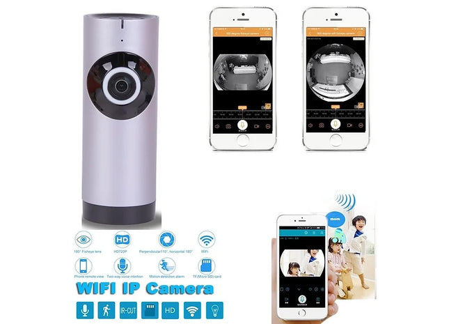 Panoramic View Home Security Camera