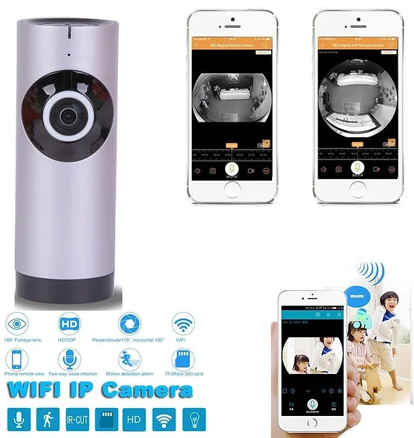 Panoramic View Home Security Camera