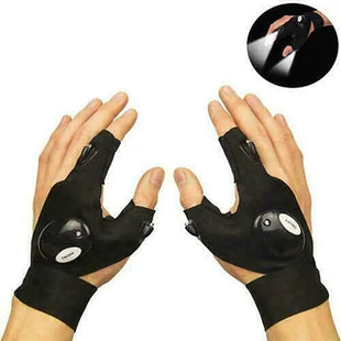 1 Pair Finger Gloves with LED Light