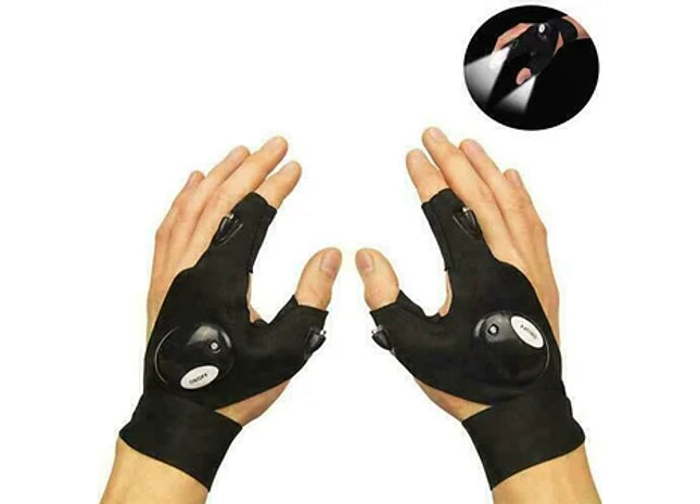 1 Pair Finger Gloves with LED Light