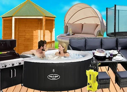 Luxury Garden Mystery Deal - Karcher, Lay-Z Spa Hot Tub, Rattan, Gazebos