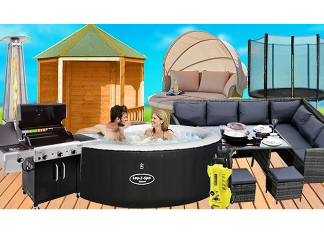 Luxury Garden Mystery Deal - Karcher, Lay-Z Spa Hot Tub, Rattan, Gazebos