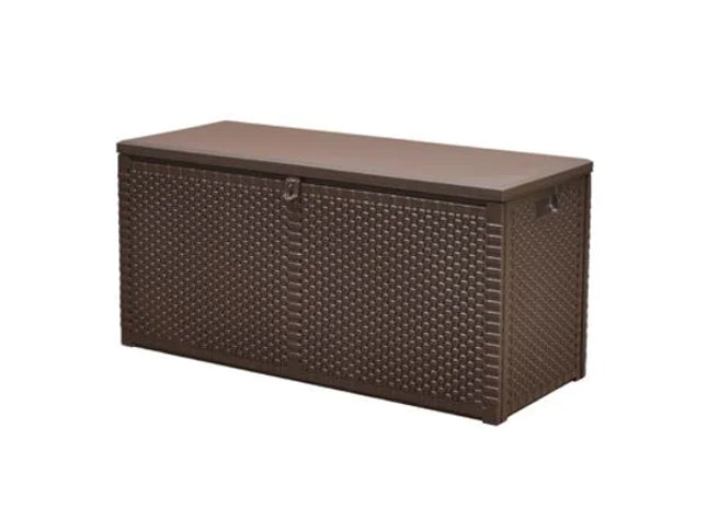 Weatherproof Rattan Garden Storage Box - 106L or 300L