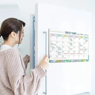 Erasable Magnetic Monthly Planner Whiteboard
