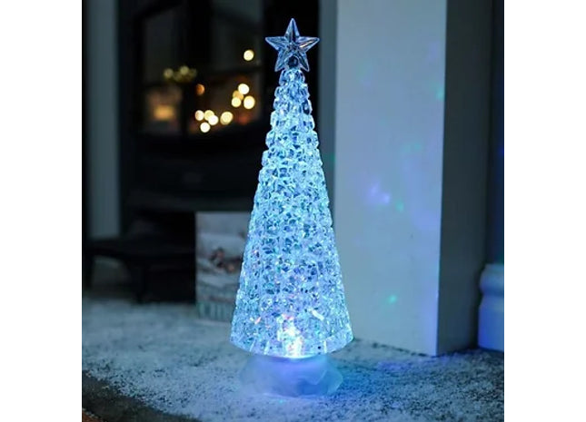 Festive Magic Glitter Swirl Christmas Tree