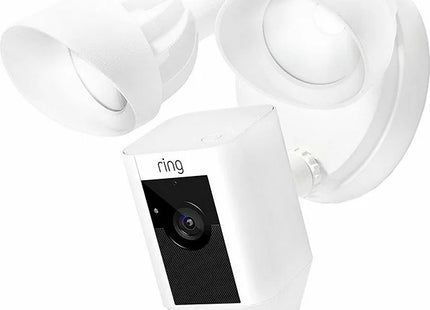 Ring Floodlight Cam Network Surveillance Cam White