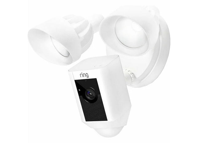 Ring Floodlight Cam Network Surveillance Cam White