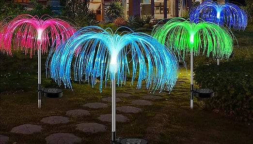 Colour-Changing Outdoor Jellyfish Solar Lights
