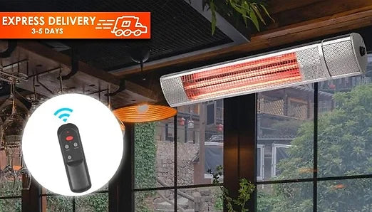 Electric Wall Mounted Infrared Heater With Remote Control