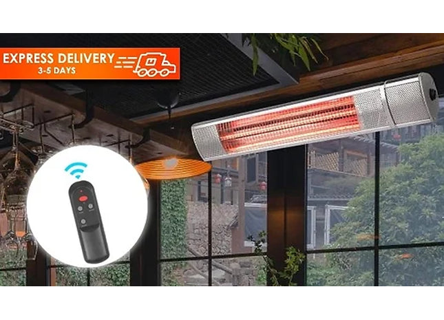Electric Wall Mounted Infrared Heater With Remote Control