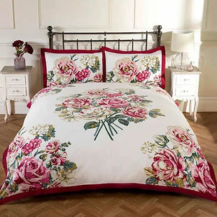 BLOOMSBURY CLARET DUVET SET
