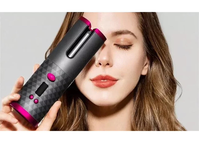 Wireless Auto-Rotating Ceramic Hair Curler