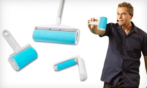 Schticky Three-Piece Reusable Lint-Roller Set