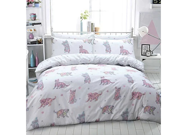CAT MULTI COLOUR PRINT DUVET SET