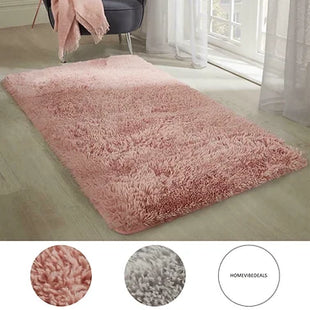 Fluffy Rug W/ Anti-Slip