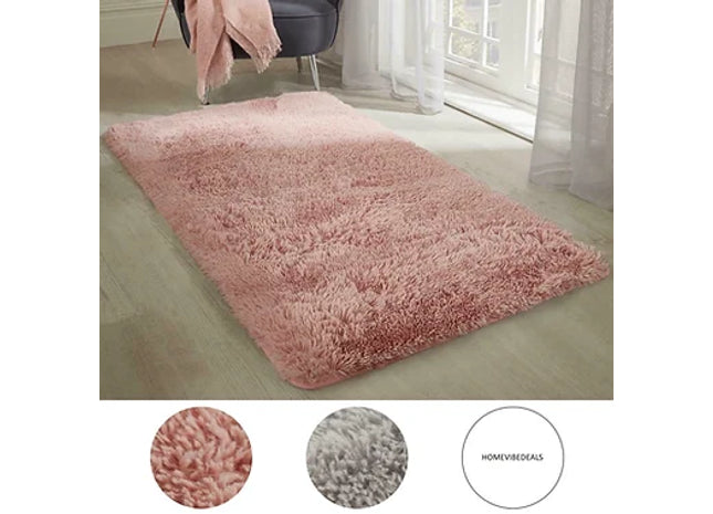 Fluffy Rug W/ Anti-Slip