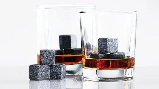 ON THE ROCKS WHISKEY STONES, SET OF 9