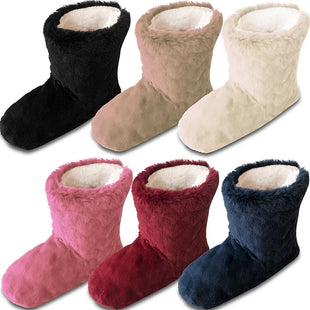 Teddy Fleece Lined Slipper Boots - 4 Colours!