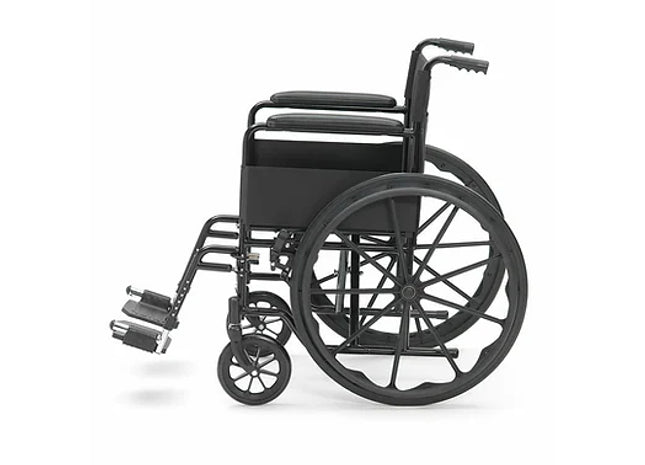 Drive Black Sport Self Propel Folding Steel Wheelchair