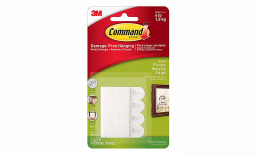 2,4,8 or 12 Command Adhesive Picture Strips Four-Packs