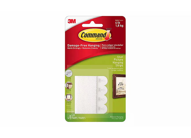 2,4,8 or 12 Command Adhesive Picture Strips Four-Packs