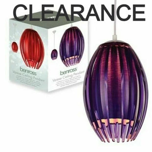 Stylish Ceiling Pendant Aubergine