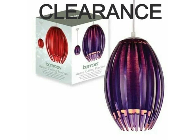 Stylish Ceiling Pendant Aubergine