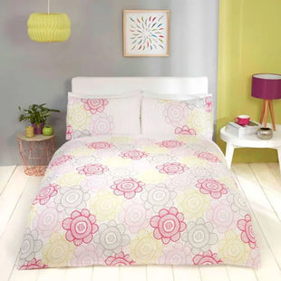 SCANDI SUNFLOWER BERRY DUVET SET