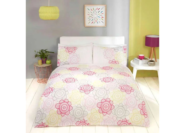 SCANDI SUNFLOWER BERRY DUVET SET