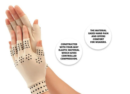 Therapeutic Magnetic Arthritic Fingerless Gloves