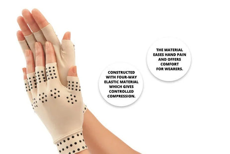 Therapeutic Magnetic Arthritic Fingerless Gloves