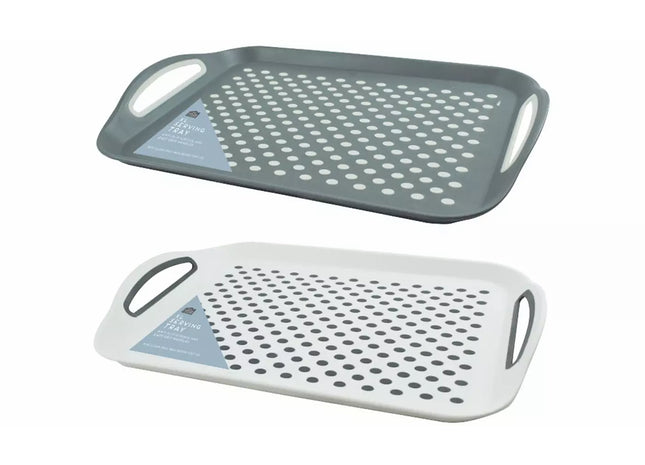 Two Anti-Slip Serving Trays