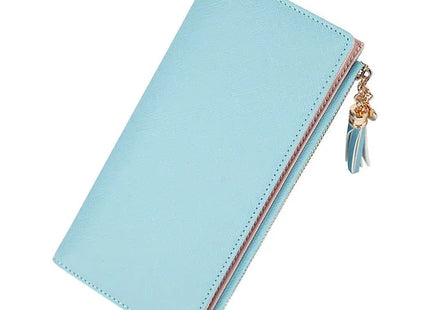 Women Girls PU Leather Long Wallet Money Card Holder Clutch Purse RFID Blocking