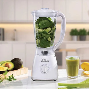 Fine Elements Jug Blender with Coffee Grinder Attachment