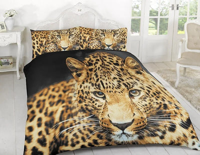 3D Cheetah Duvet Set
