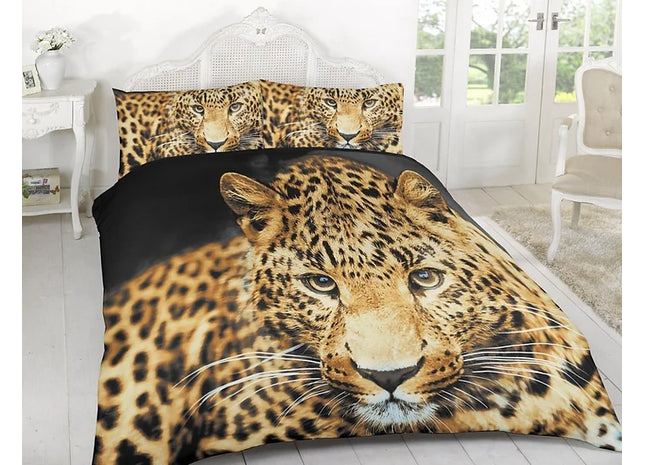 3D Cheetah Duvet Set